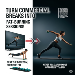 a woman exercising